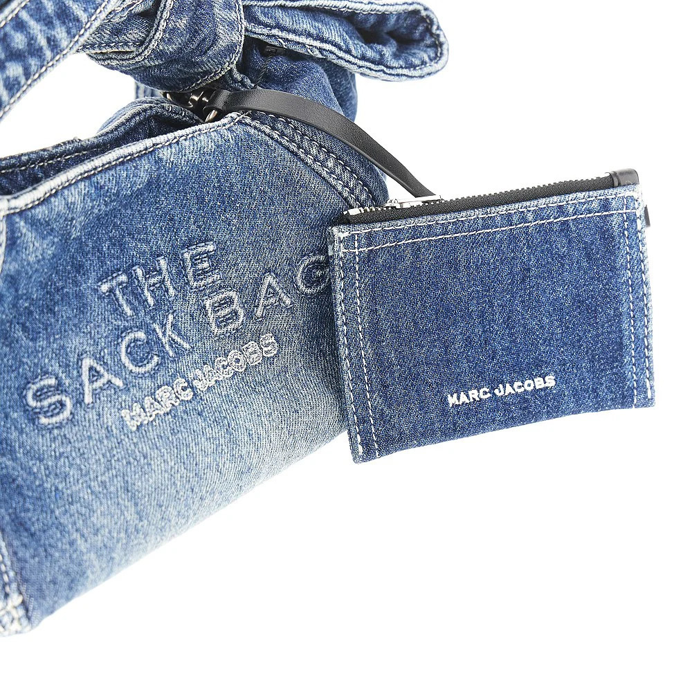 Marc Jacobs Denim The Sack Bag Handbag - Picture 4 of 4
